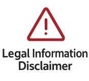 Legal Information Disclaimer